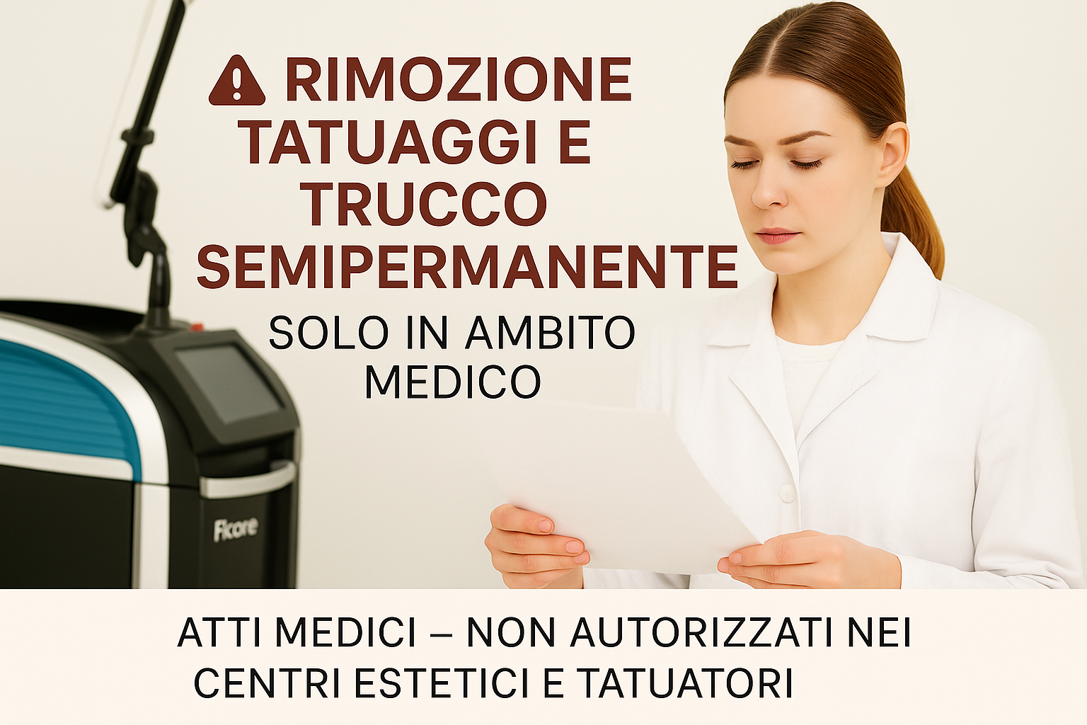 Rimozione tatuaggio e trucco semipermanente
